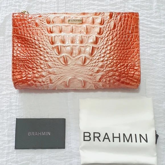 Brahmin Daisy Sherbert wristlet - Picture 3 of 10